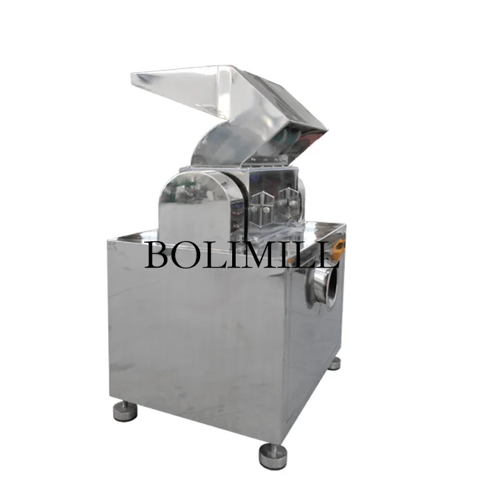 Food Grade Motorized Coarse Crusher with Gearbox for Bakery & Flour Mill Applications Primary Grinding of Grains/Nuts/Spices