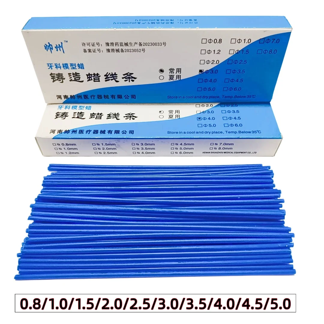 Dental Casting Wax Wires Multi-Purpose Carving Wax Lines Jewelry Dental Casting Wax Wire for Lost Wax Casting DIY Jewelry Making