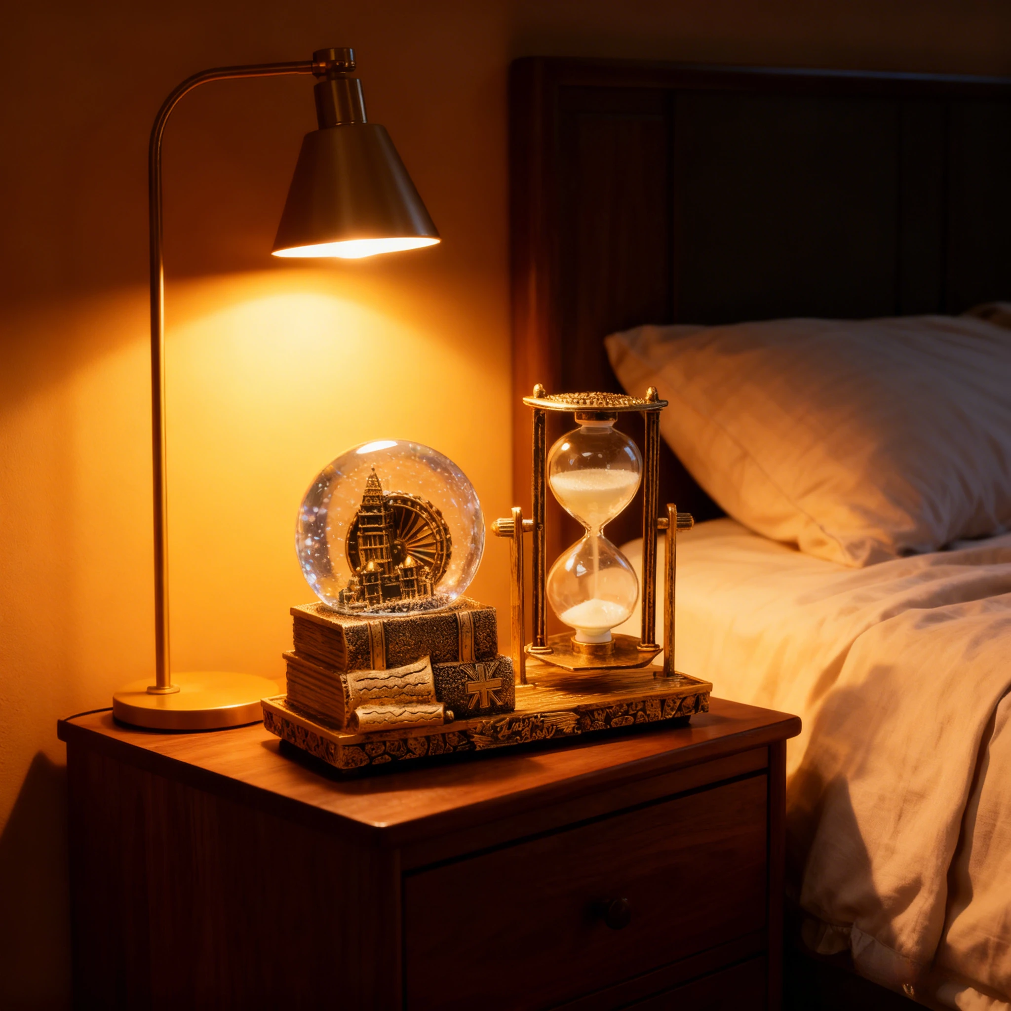 

Песочные часы с подсветкой Эйфелевой башни, музыкальная шкатулка в стиле ретро с хрустальным шаром, настольное украшение, идеальный выпускной и рождественский подарок для студентов.