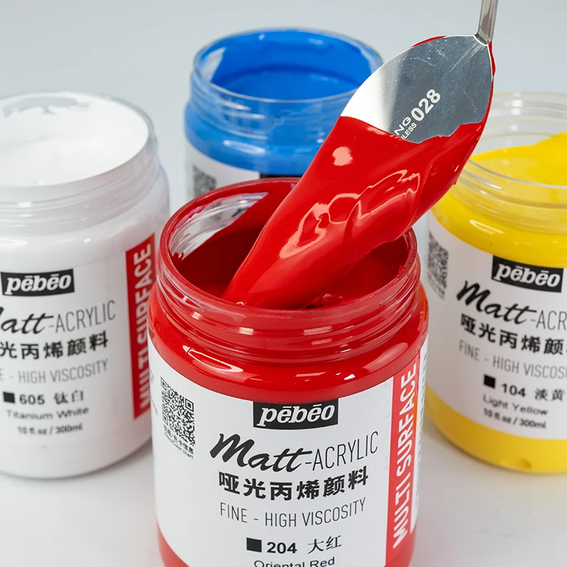 pebeo pure matte acrylic paint 300ml indoor DIY hand-painted painting art wall painting