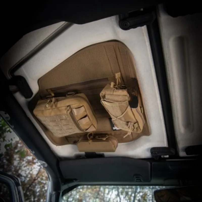 Roof tactical storage bag, thermal insulation ceiling pad, off-road expansion storage modification