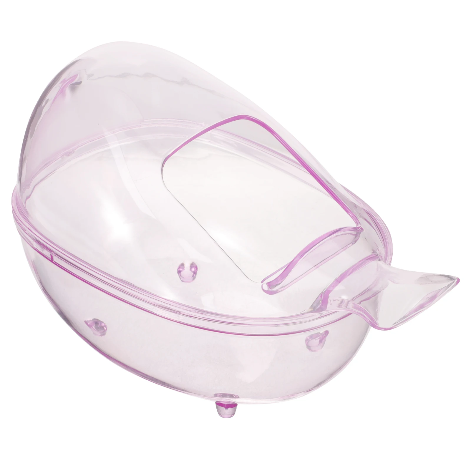 

Deepened Hamster Sand Bath Box Bathtub Container For Small Pets Multi-Use Sauna Washroom Hamster Hideout Rat Chinchilla Gerbil