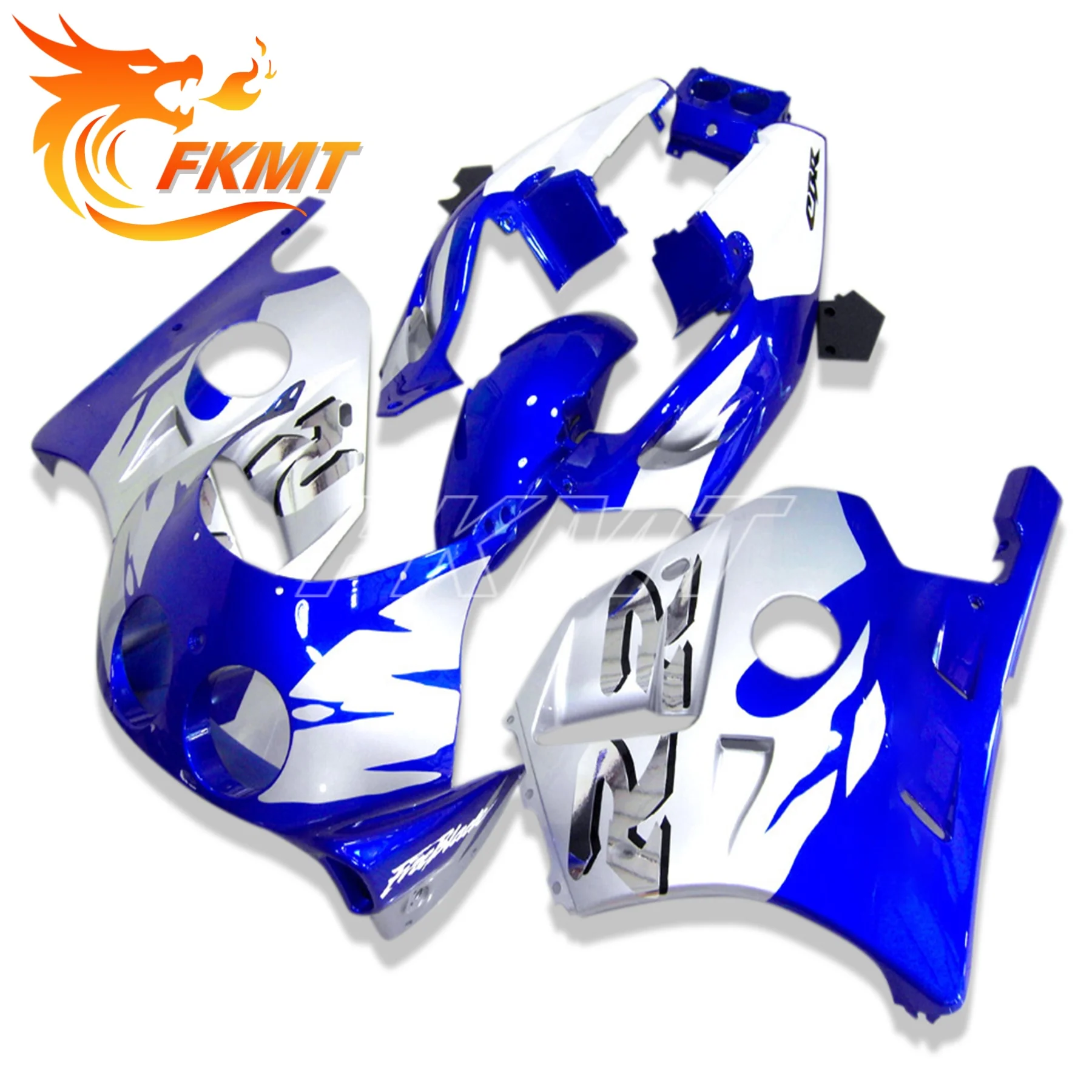 

Для Honda CBR250RR CBR 250RR CBR250 RR MC22 1990 1991-1999 Комплект капота Полный комплект обтекателя Кузов Литьевая форма Серебристый Черный