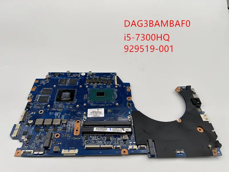 

new DAG3BAMBAF0 Original for hp TPN-Q195 17-an 17t-an g3ba motherboard gtx1050 4gb i5-7300HQ 929519-001 ested 100% Good