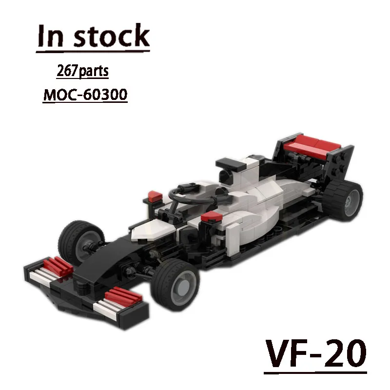 MOC-60300 F1 Formula Car VF-20 Assembling Blocks • 267 Building Blocks PartsMOC Creative Building Blocks Birthday Toys for Kids