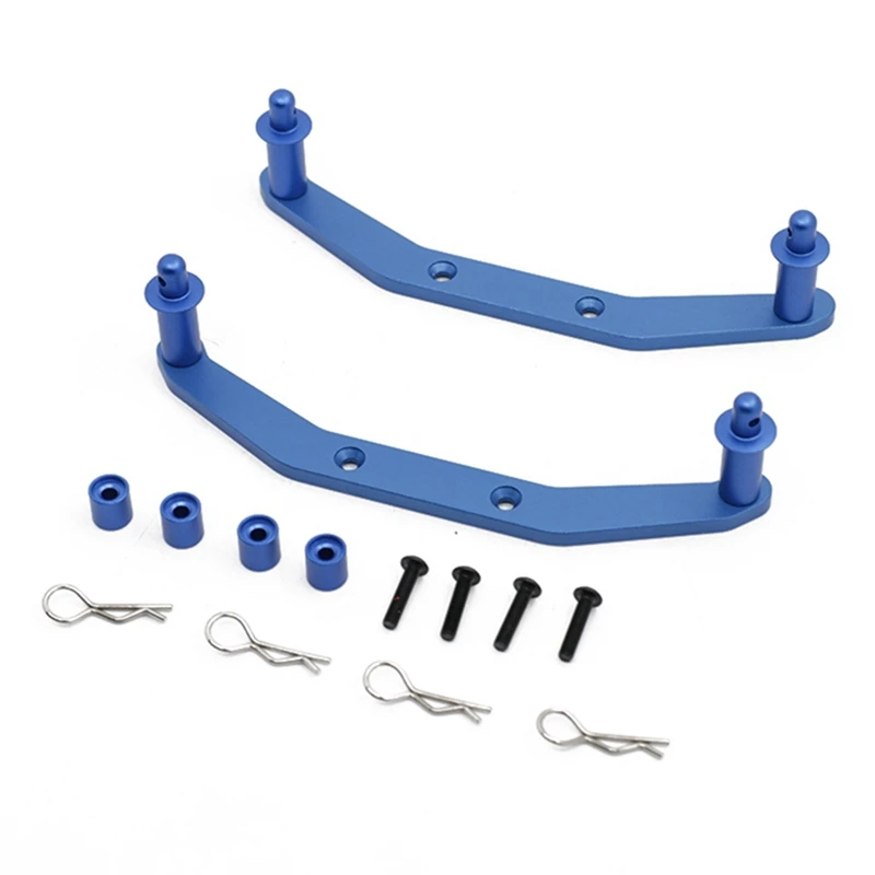 

Metal Front & Rear Body Mounts With Body Posts For 1/10 Traxxas Slash 4X4 4WD RC Car Upgrade Parts Accessories