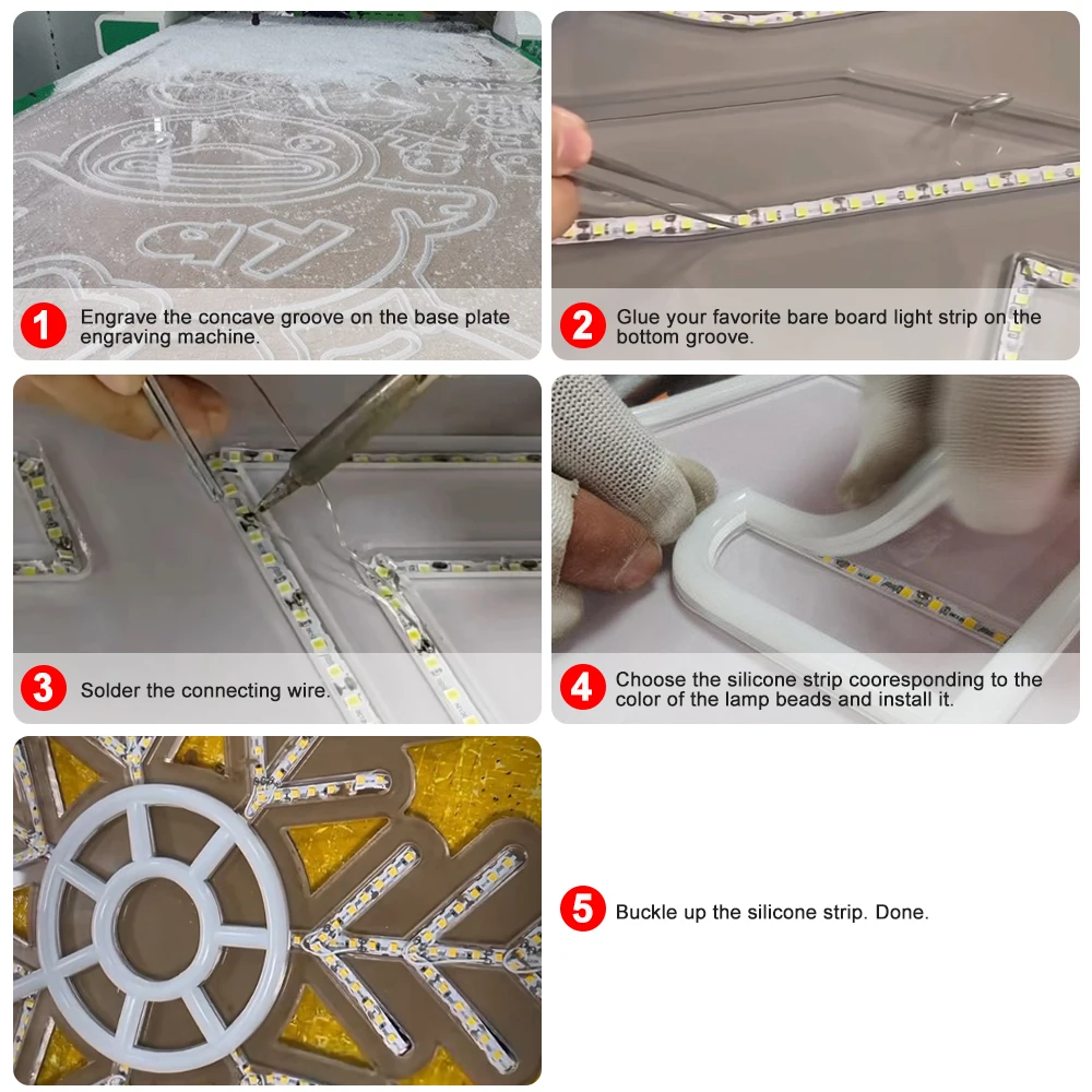 DC12V 2835 SMD S Shape LED Strip 6mm Width Bendable 120LED/m Flexible Foldable String Light DIY Neon Sign Letter 13Color 5m/10m
