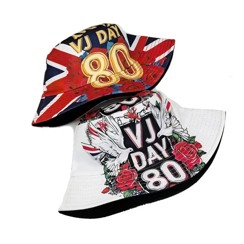 Spring and Autumn Polyester Print Bucket Hat Fisherman Hat Outdoor Travel Cap Hats for Men and Women 262