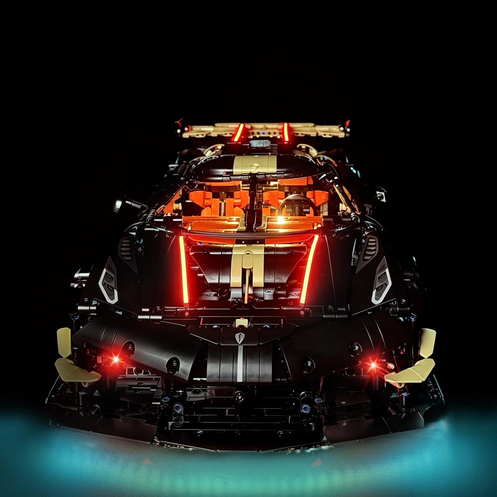 BRIXSPARK LED Lighting Kit for Lego 42232, DIY Light For Koenigsegg Sadair's Spear Megacar Blocks, Model Bricks Not Included