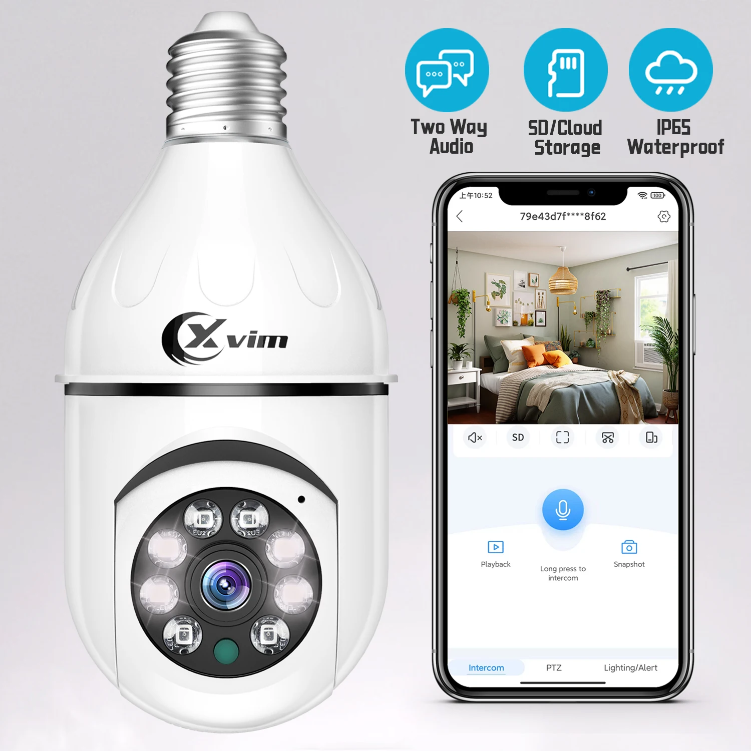 3MP Bulb Camera Out…