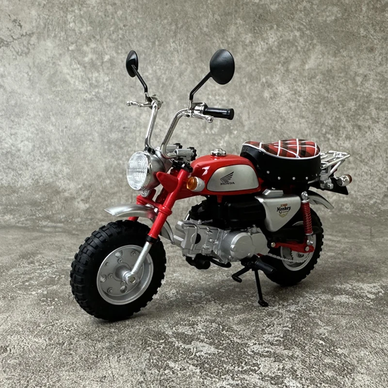 1:12 Scale Diecast Alloy Monkey 2009 Motorcycle Toys Cars Model Classics Adult Collectible Souvenir Gifts Static Display