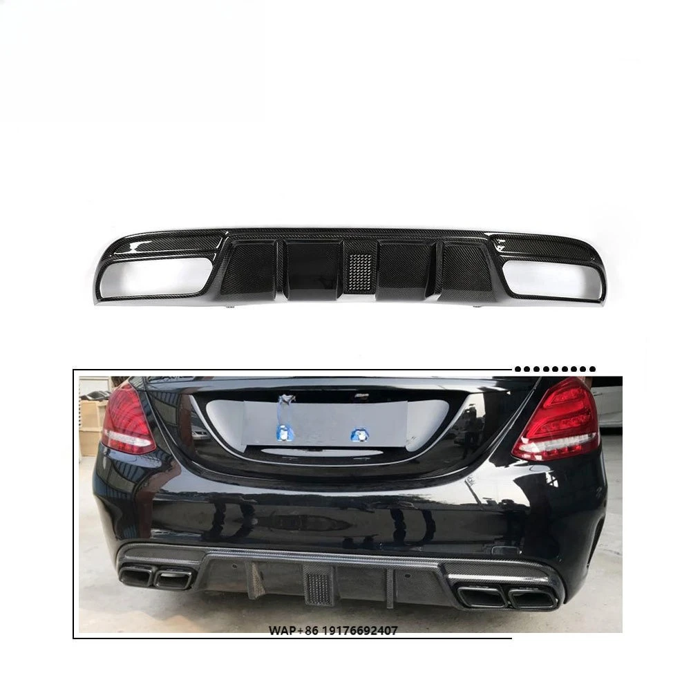 

Carbon Fiber Rear Bumper Diffuser for MercedesBenz C-Class C63 W205 2015-2019