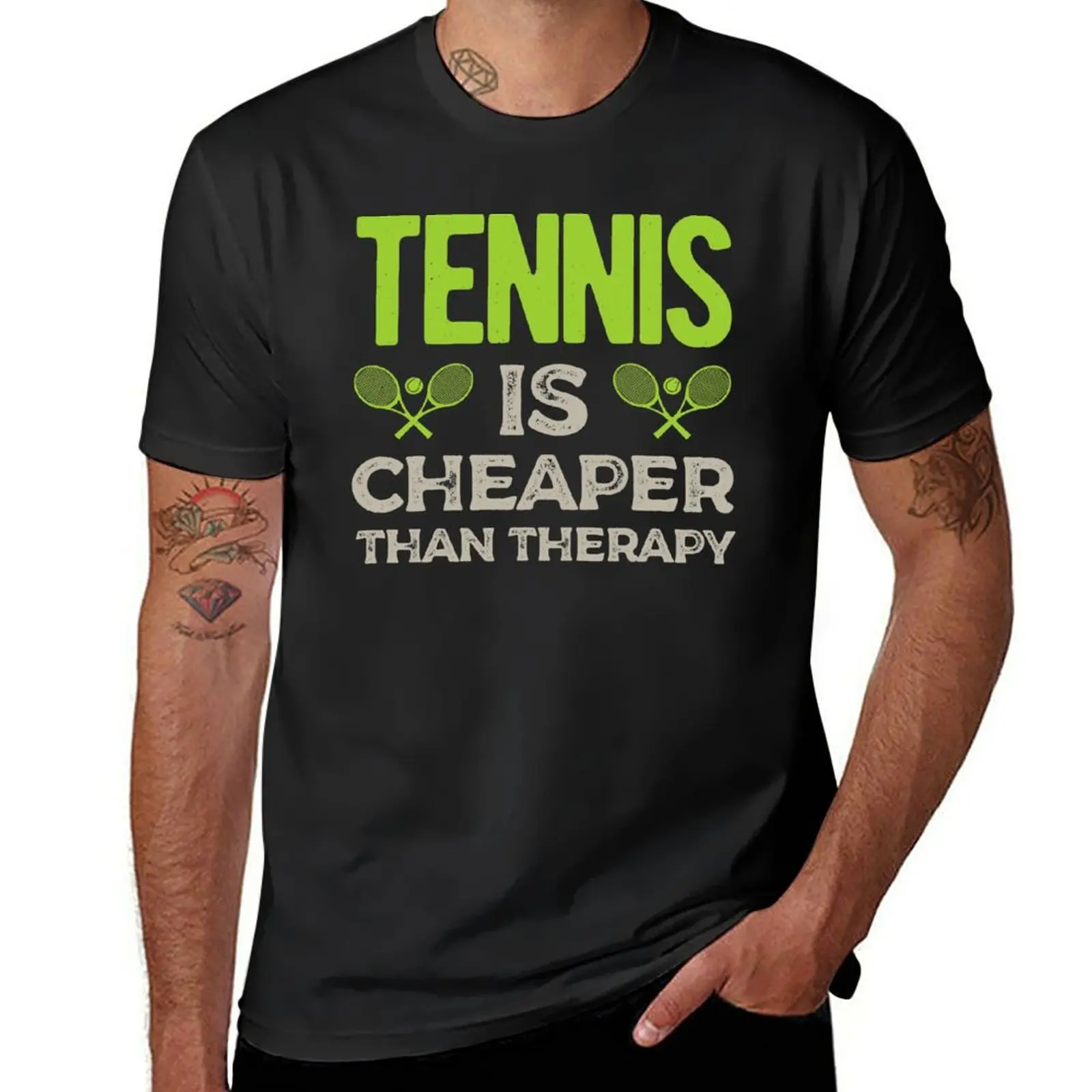 New Tennis Funny T-Shirt black t shirts sweat shirt men graphic t shirts