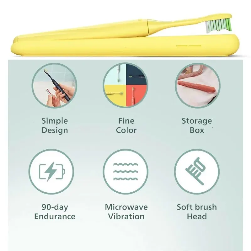 Philips HY1100 Electric Toothbrush and BH1022 Toothbrush Head Adult Battery Type Acoustic Wave Vibration Portable Toothbrush