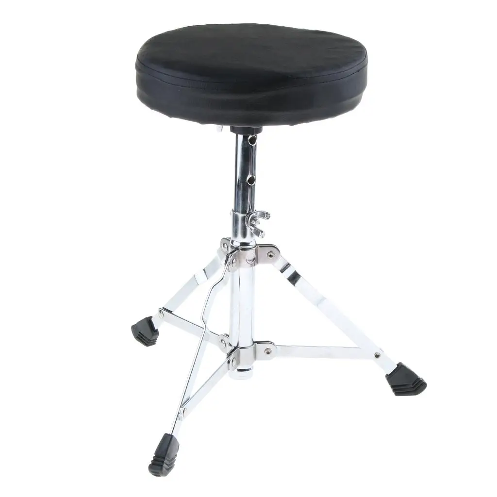 Drum stool, height adjustable 39.5 cm, three legs with rubber feet,