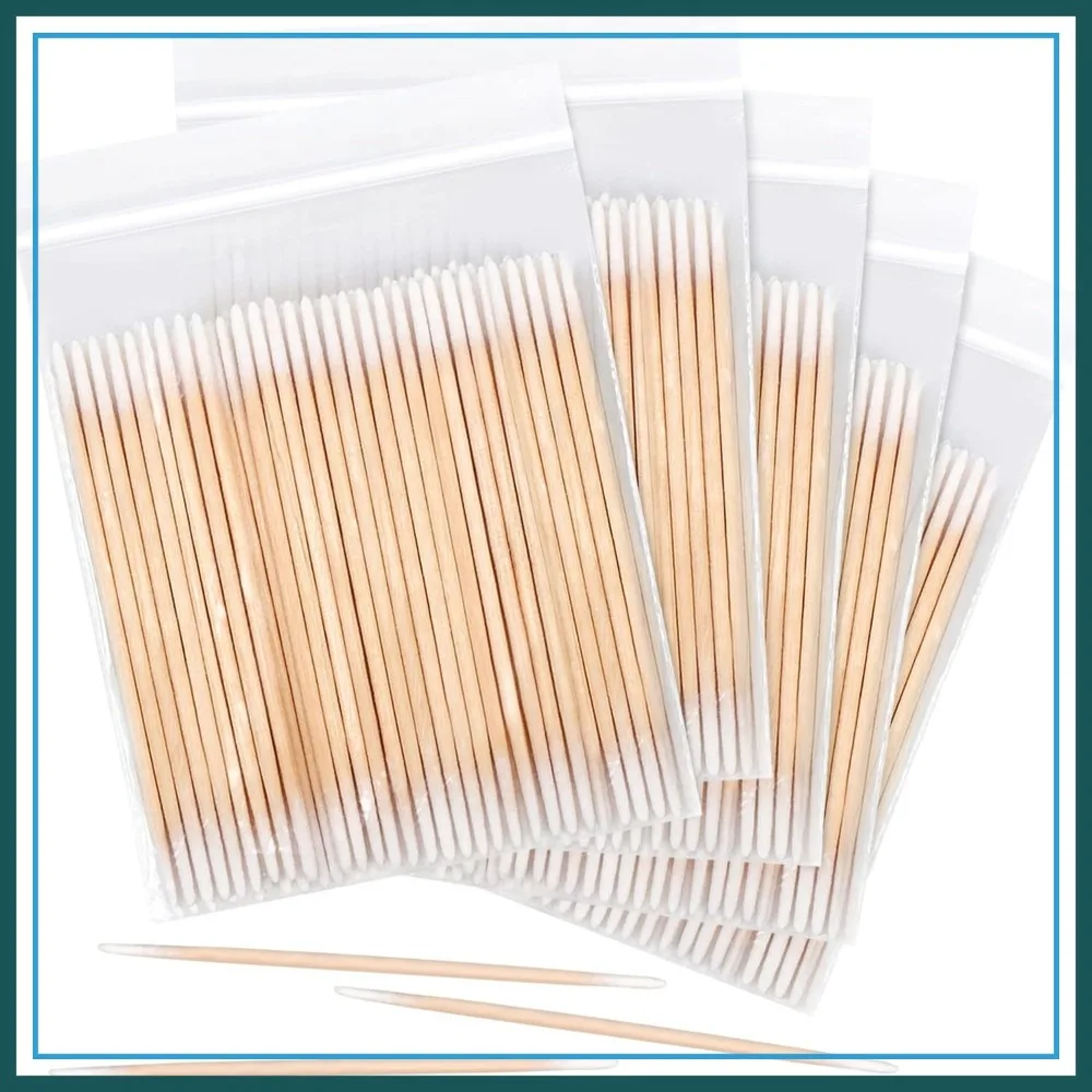 

Microblading Cotton Swabs 500pcs Pointed Tip Precision Applicator for Tattoo Nail Art Makeup Cleaning