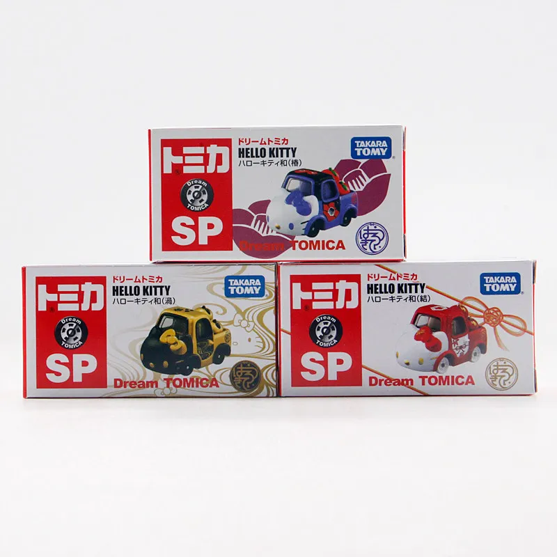 Takara Tomy Tomica Dream Tomica Hello Kitty Diecast Car Model Anime Collectible Toy Gift for Kids Girls In Stock view 3
