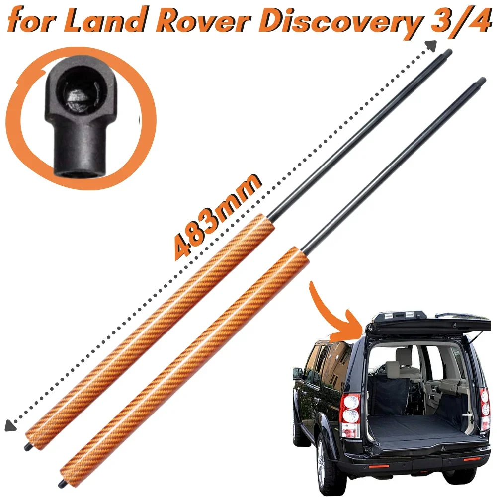 

9 Colors Carbon Fiber Rear Tailgate Gas Struts Springs for Land Rover Discovery 3 4 2004-2016 L319 LR3 LR4 Estate Lift Supports