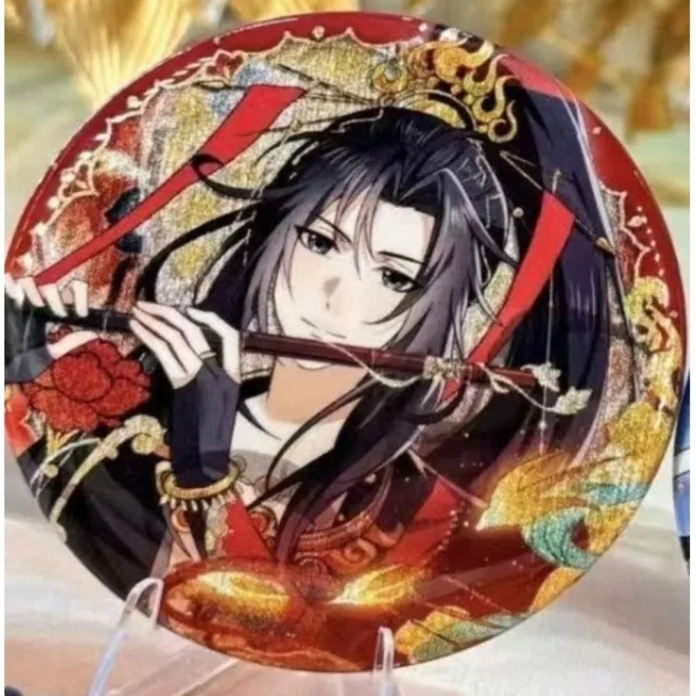 Anime Mo Dao Zu Shi Flying Dream Painting Badges Lan Wangji Wei Wuxian Cosplay Costume Badge Pin SPTE Tinplate Brooch Prop