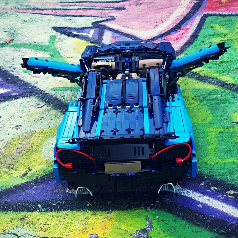 Neue MOC 16029 Technische Super Sport Auto Fantasievoll Modell Baustein Ziegel Puzzle DIY Spielzeug Weihnachten Geschenke Für Kinder