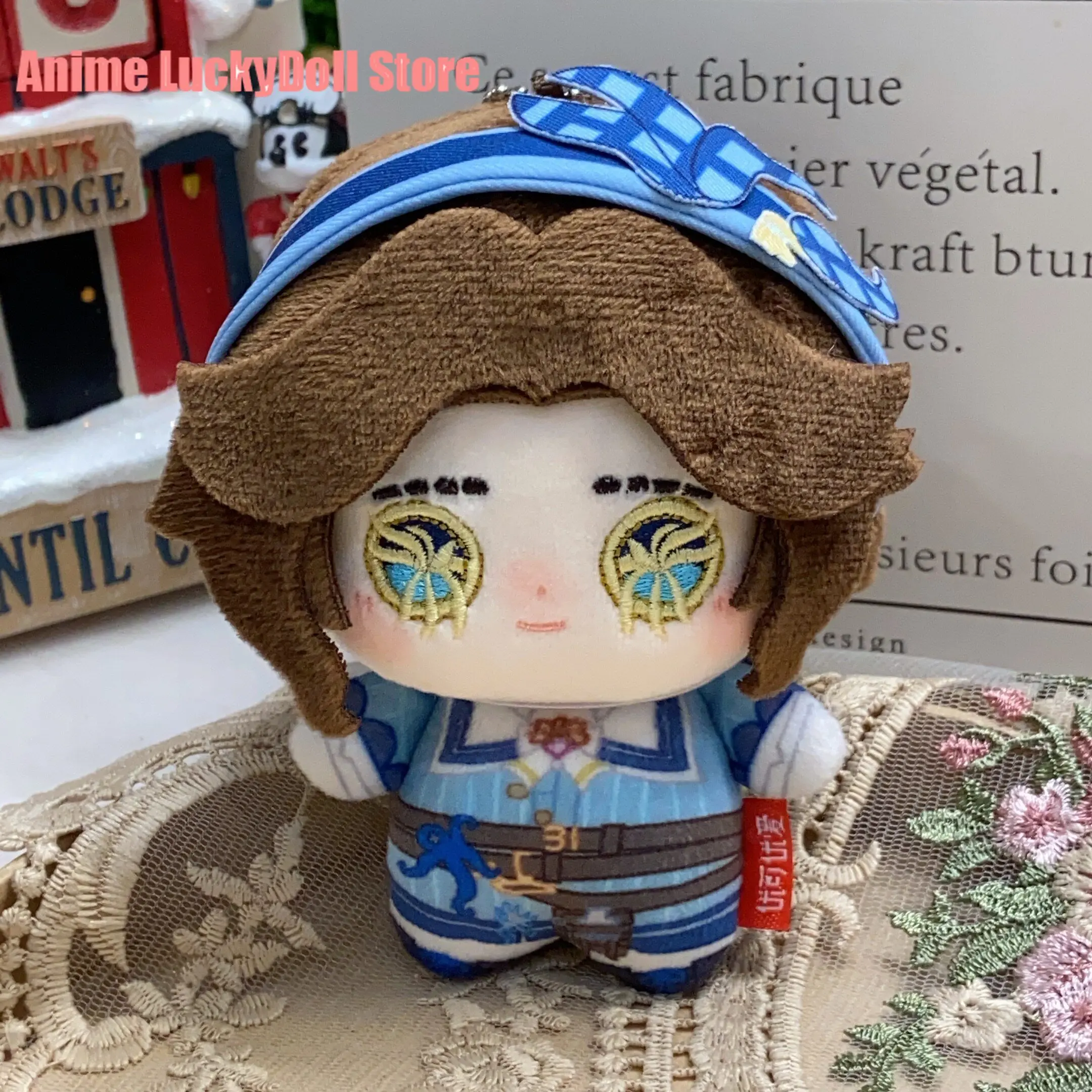 

Милая аниме-кукла Identity V Доктор Эмили Дейл, версия «Вечный цветок», хлопковая плюшевая игрушка, мультяшный брелок-подвеска, подарок, 10 см