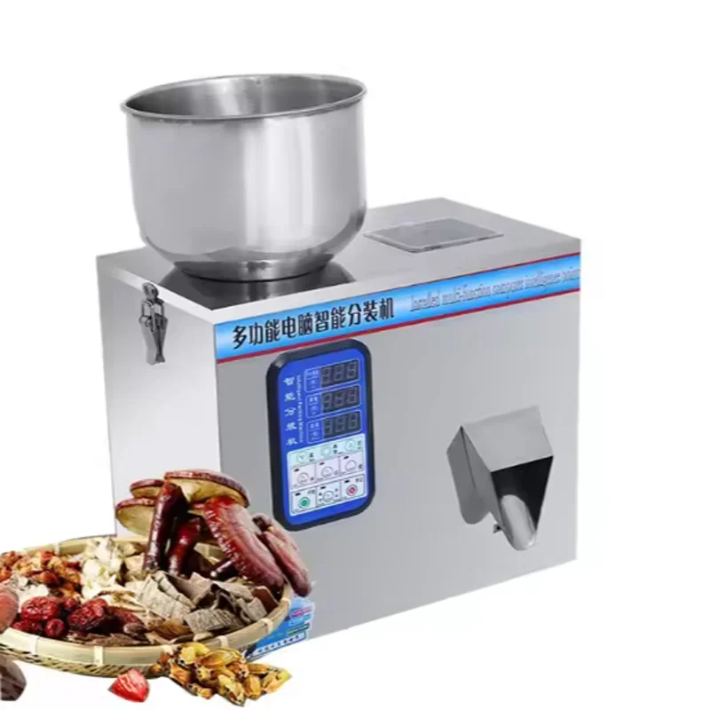 آلة تعبئة أوتوماتيكية آلة تعبئة أكياس الشاي آلة كمية مسحوق الترجيح الكمي آلة تعبئة بذور الحبوب الدقيق