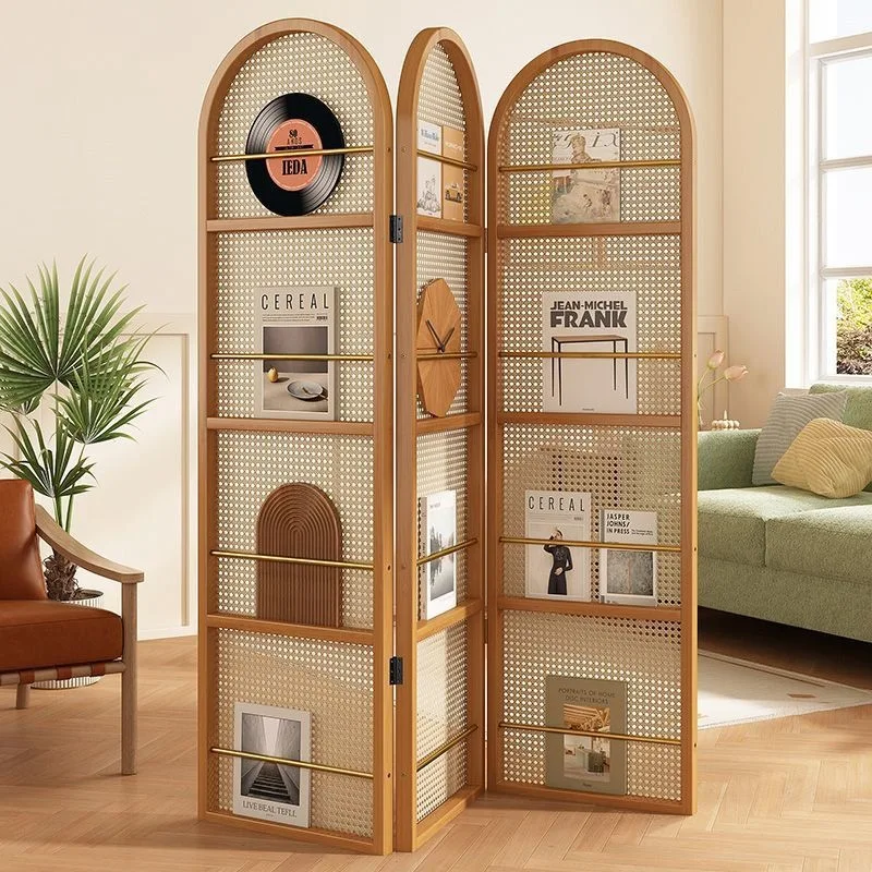 

Bookshelf Living room floor shelf Solid wood bookcase Children's picture book storage rack