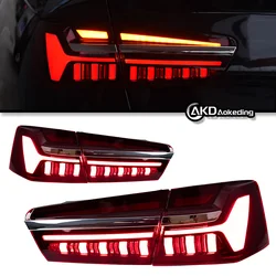 Auto Parts Tail light For A6 A6L 2012-2015 C7 C8 latest Styling Steering signal Brake reversing light Car Accesorios Modified