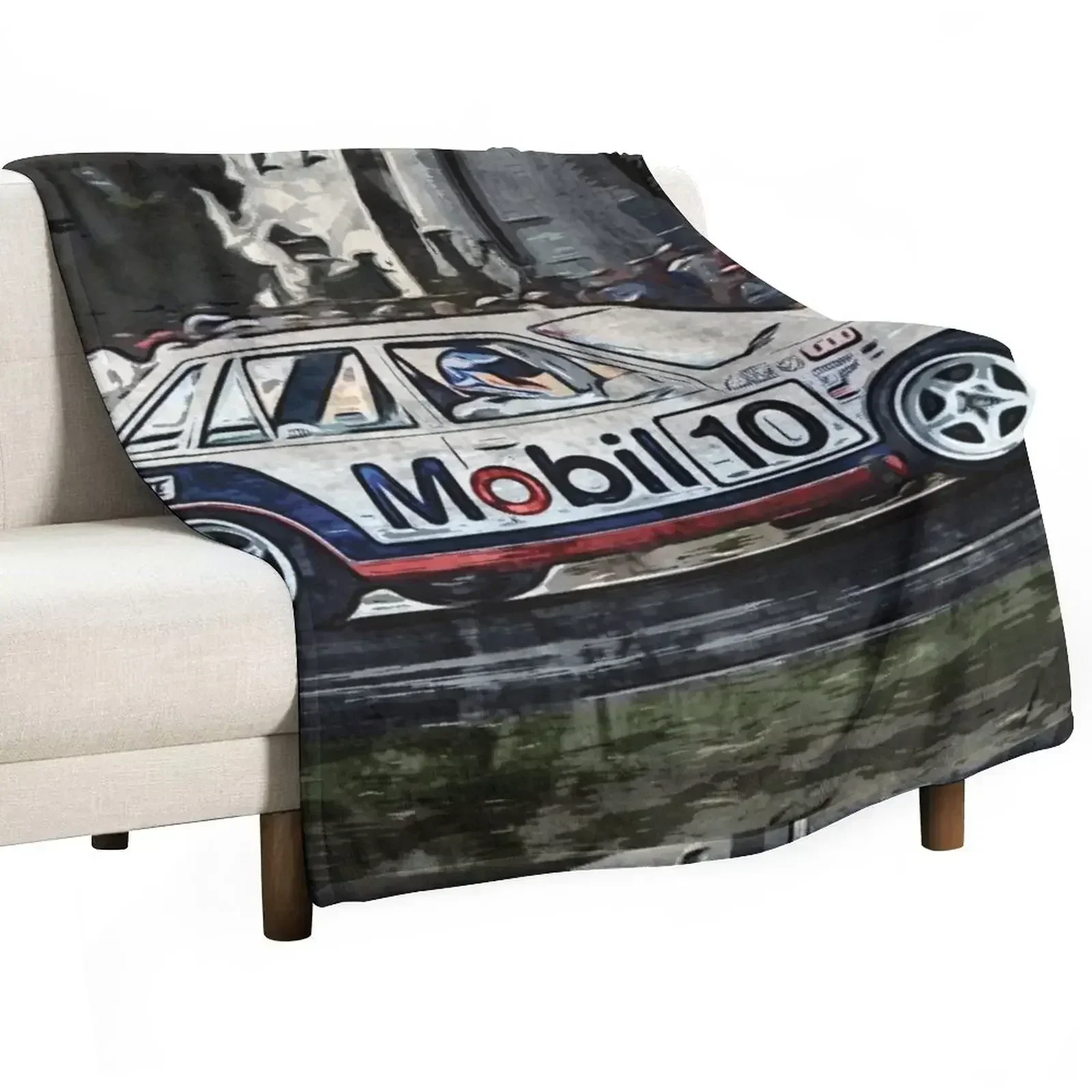 Holden Commedore 1987 Bathurst 1000 Throw Blanket Stuffeds Soft Beds Soft Plaid Blankets