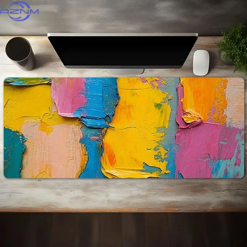 Colorful Textured Mouse Pad, Rubber Material, Multiple Specifications Available, Perfect for Programmers & Gamers, Ideal as Holi