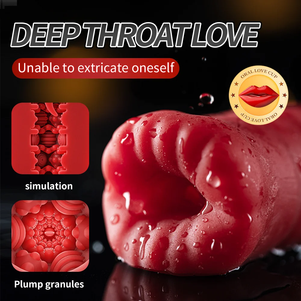 Automatic Deep Throat Blowjob Cup Male Penis Training Masturbator Vagina Sucking Mens Glans Stimulation Oral Sex Toys For Men 18