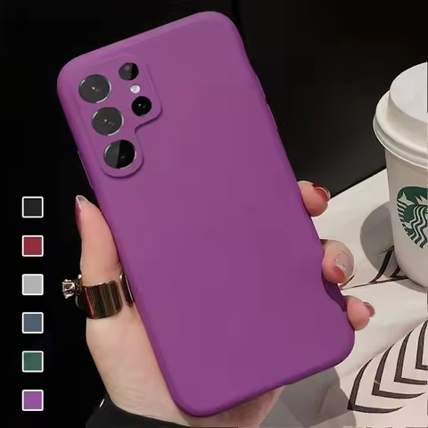 Sandstone Matte Phone Case For Samsung S22 S21 ULTRA 5G Ultra-Thin Soft Silicone shockproof back Cover For Galaxy S22Plus S21FE