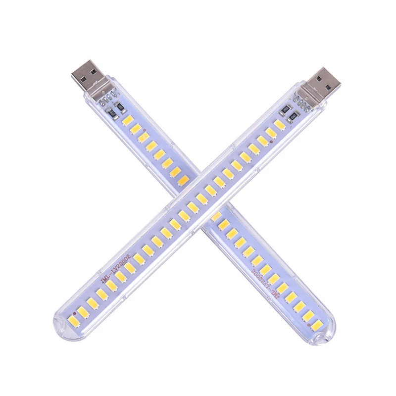 5V 12W USB LED Night Light 24 LEDs USB Reading Table Lamp Book Lights