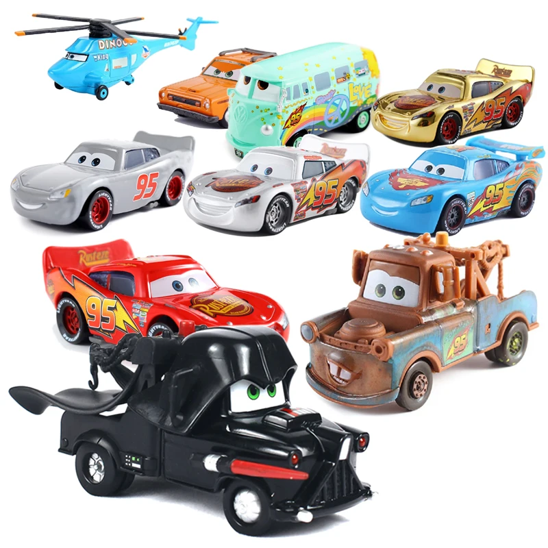 New Disney Pixar Cars 3 Lightning McQueen Racing Series Cars 2 Cruz Smokey 1:55 Diecast Metal Alloy Vehicle Boy Kid Gift Toys