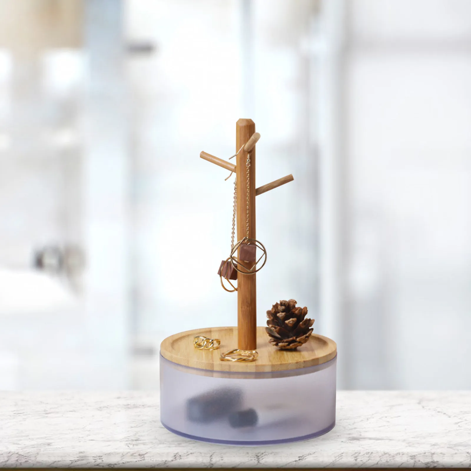 

1Pcs Creative Jewelry Organizer Desktop Storage Rack Exquisite Branch Design Easy Clean No Peculiar Smell High Performance Price