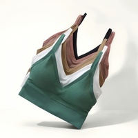 Women Sexy Crop Tops Tube Top Female Padded Bra Sleeveless Streetwear Camis Sexy Lingerie Seamless Crop Top Sport Tanks M-XL