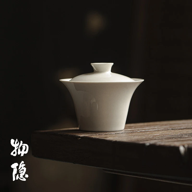 

Чайная чаша для кипячения, тонкостенная, с широким горлышком, для домашнего использования, из старинной глины, с крышкой-колпаком, не обжигающая руки