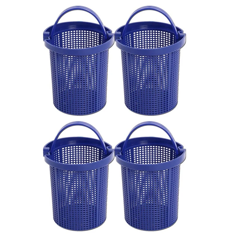 4Pcs Pool Strainer Basket Parts Accessories For Dura-Glass II, Maxi-Glass II, Dyna-Glas, 4Pack Pool Skimmer Strainer Baskets