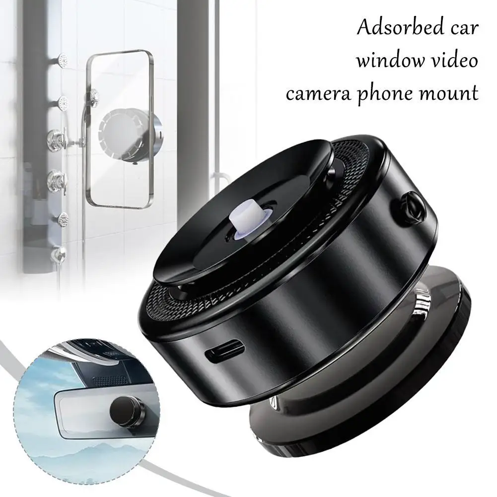 Smart Universal Vacuum Adsorption Cellphone Holder For Car Vacuum Strong Magnetic Phone Stand Base Unlimited Angle Adjustment