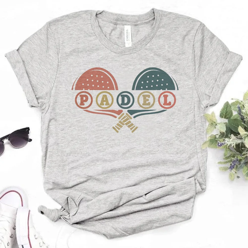 Padel Tee women Japanese harajuku tshirt female streetwear clothing