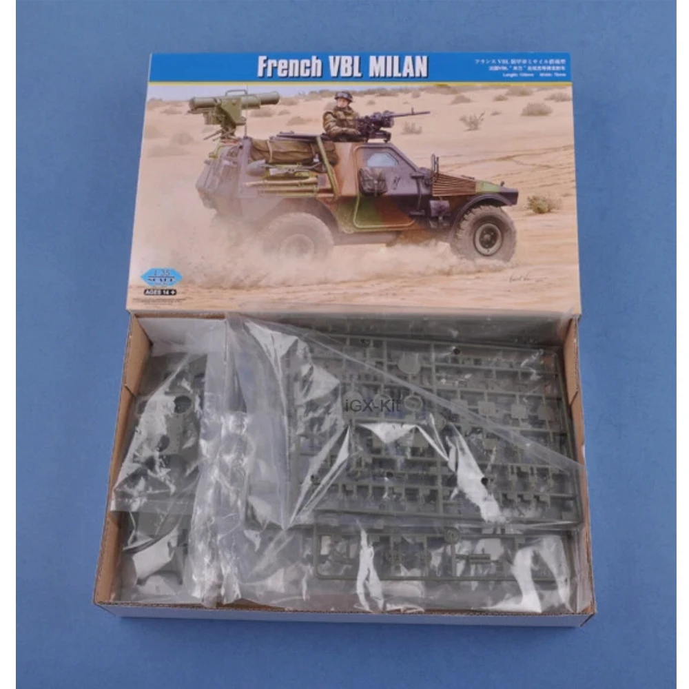 

Hobbyboss 83877 Масштабная модель 1:35 Французский бронированный автомобиль VBL, пластиковый конструктор для сборки, набор для хобби, моделирования и творчества