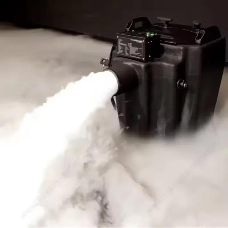 2026Dry Ice Fog Machine for 3500W 6000W Low Lying Fog Effect with DMX Control for Wedding First Dance Christmas Birthday Stage