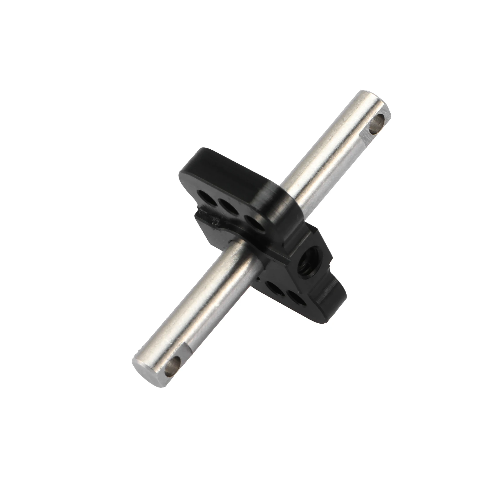 WOWFU-1X Differentieel Locker Spool Diff Lock Spool Zwart & 10 Stuks RC Auto Carrosserie Clips R Pins Anti-verloren Touw 2