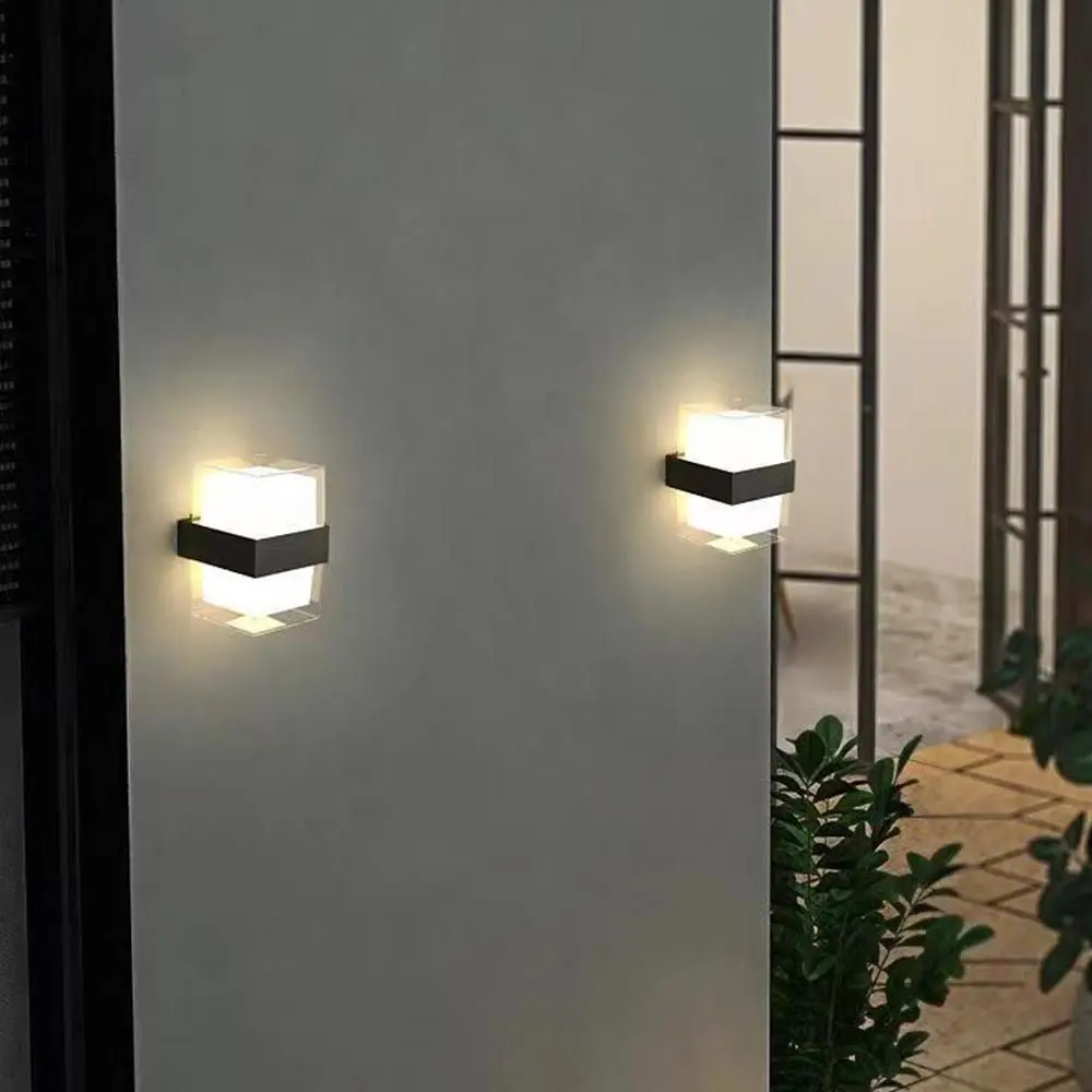 

AC85-265V LED Wall Light No Wiring 5W/10W Wall Sconce Lamp Waterproofing Wall Mounted Corridor Lights Balcony Corridor