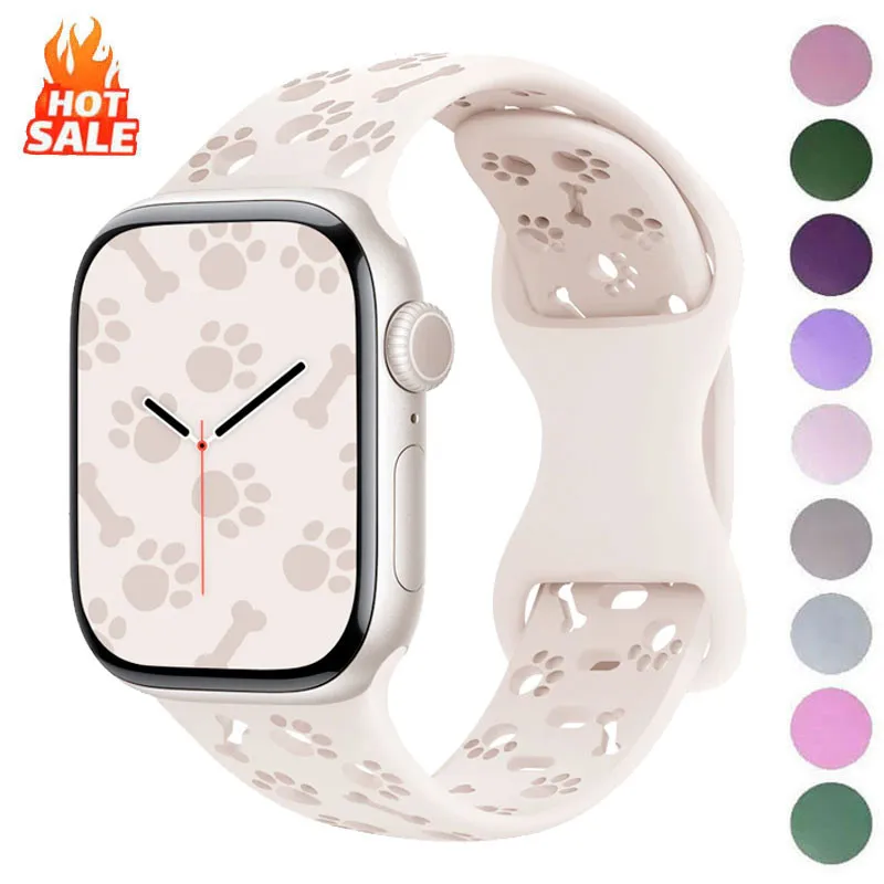 Sport Silikon Armband Armband Band für Apple Watch 40mm 41mm 42mm 44mm 45mm 46mm 49mm iWatch Serie 11 10 9 8 7 6 5 4 3 SE