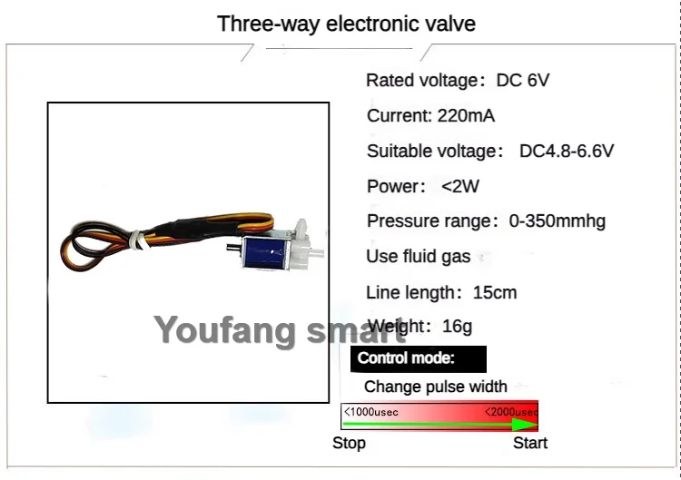 0,3/1/3/6/10/20 kg Last Vakuumpumpe Saugnapf Magnetventil PWM Steuerkabel für Arduino Roboterarm DIY Kit programmierbarer Roboter – Detail 26