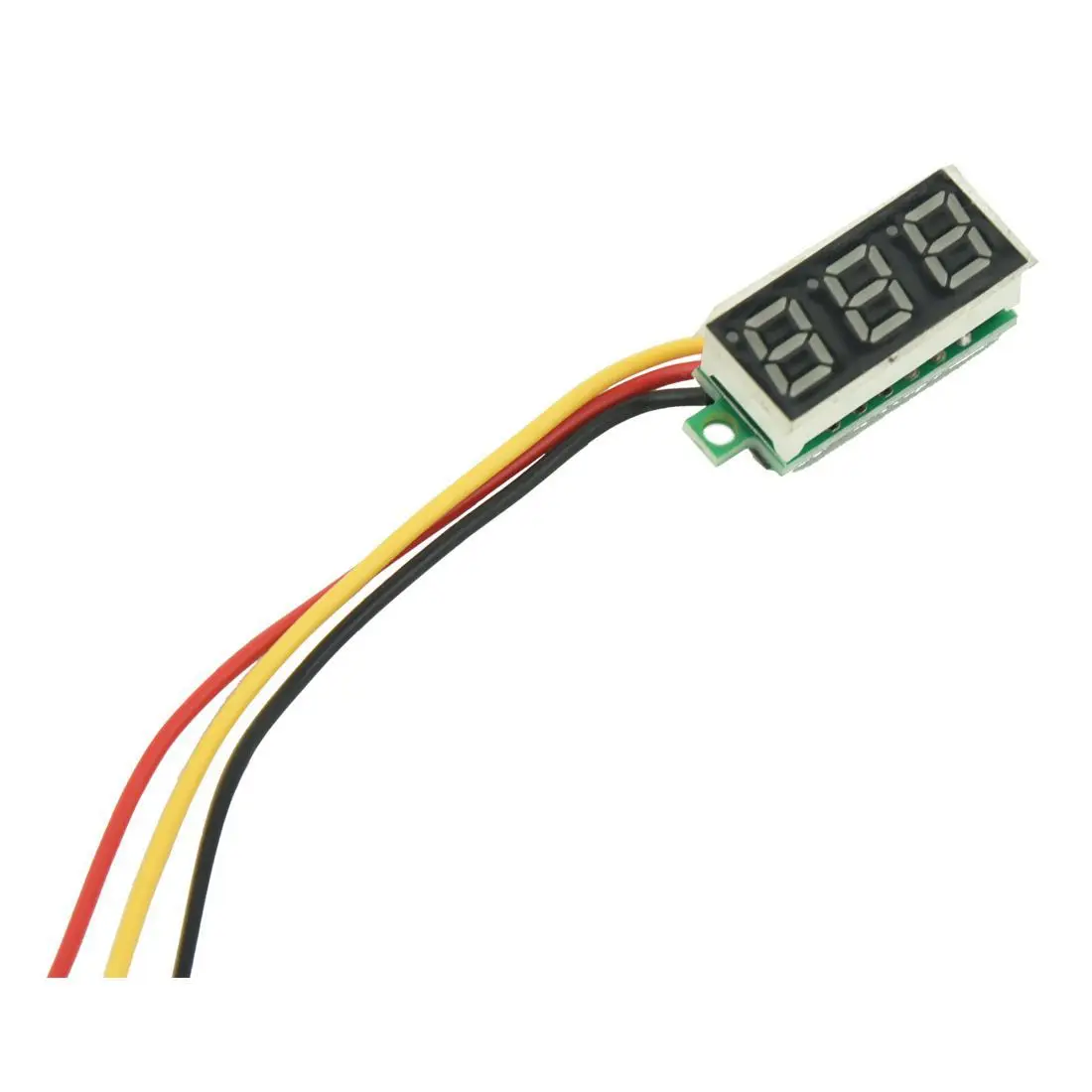 【~ NEW A94Z】Mini Digital Voltmeter DC 0-100V LED Panel Voltage Meter 3-Digital With 3 Wires Red - view 4
