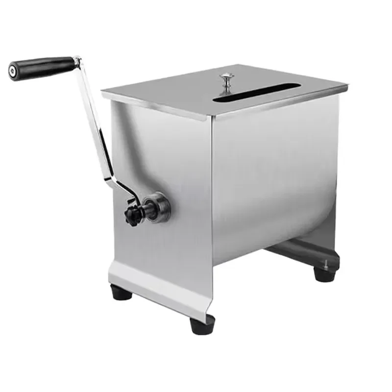 Heavy Duty Manual Meat Grinder Stainless Steel Sausage Stuffer 5kg Capacity Commercial Grade Kitchen Tool for Beef Pork