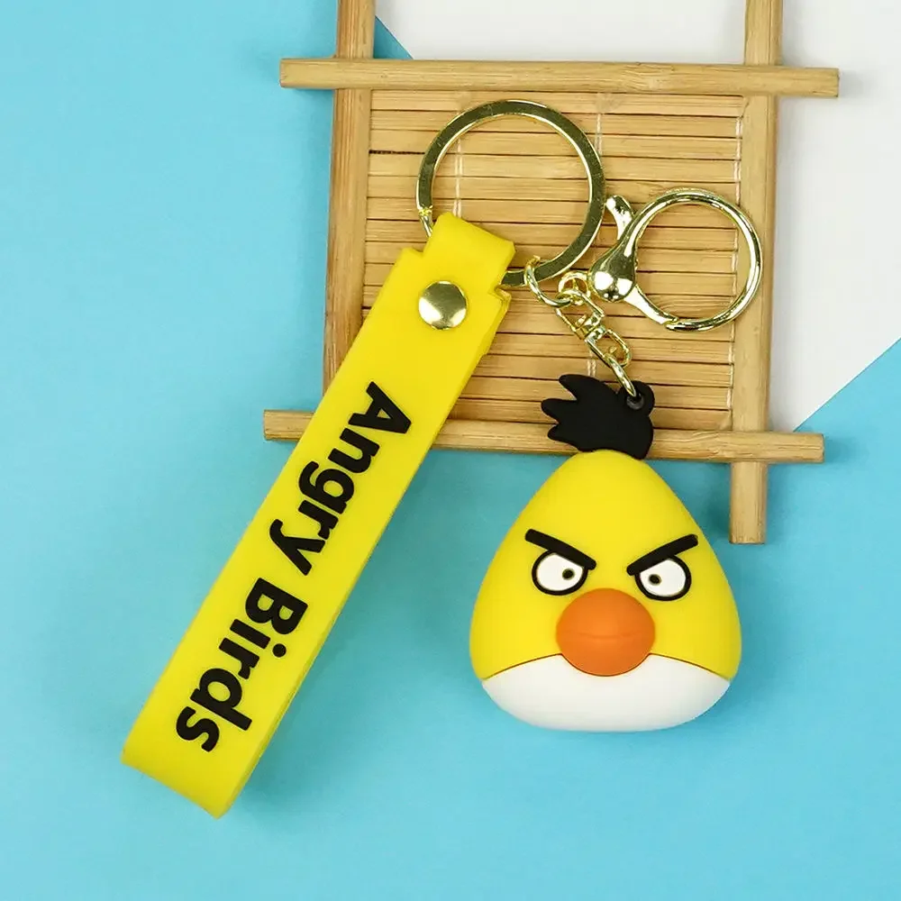 Hasbro Angry Birds Cartoon Cute Figure Model Keychain Creative Anime Personalized Car Keychain Pendant Jewelry Gift Wholesale