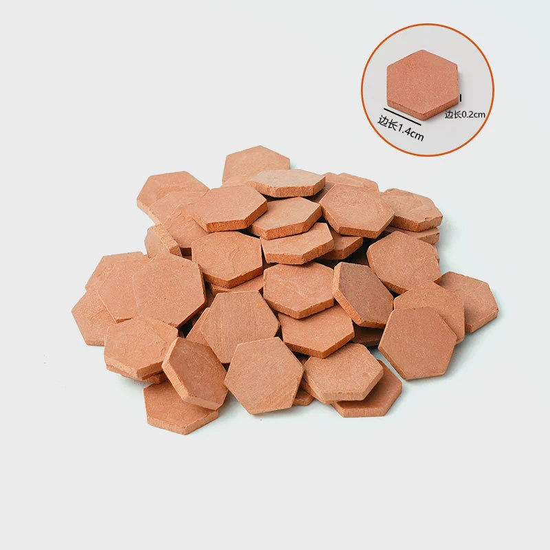 50Pcs 1:16 Mini Brick Model DIY House Miniature Dollhouse Accessory Simulation Bricks Toys For Kids Play House Game